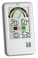 Algopix Similar Product 2 - TFA Bel-Air Funk Thermo Hygrometer weiss
