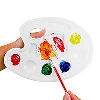 Algopix Similar Product 16 - White Plastic Artist Paint Palettes