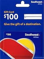 Algopix Similar Product 3 - Southwest Airlines Gift Card $100