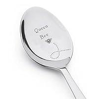 Algopix Similar Product 10 - Queen Bee  Gourmet Coffee Spoon Gift 