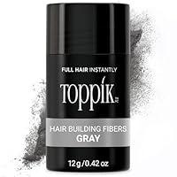 Algopix Similar Product 1 - Toppik Hair Building Fibers Gray 12g
