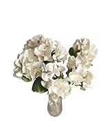 Algopix Similar Product 20 - White Hydrangea Mulberry Paper Flower