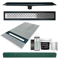 Algopix Similar Product 5 - Linear Shower Installation Kit 36 x