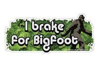 Algopix Similar Product 20 - I Brake for Bigfoot (Bumper Sticker)…