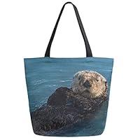 Algopix Similar Product 15 - Naanle 3d Water Swimming Sea Otter