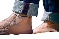 Algopix Similar Product 5 - Anchor anklet for men mens anklet