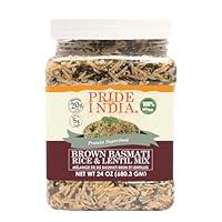 Algopix Similar Product 19 - Pride Of India  Indian Brown Basmati