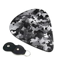 Algopix Similar Product 8 - Black White Gray Camouflage Guitar