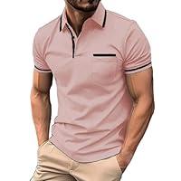 Algopix Similar Product 10 - Shirts for Men Summer Short Sleeve Polo