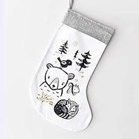 Algopix Similar Product 18 - Wee Gallery Winter Animals Stocking 