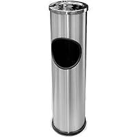 Algopix Similar Product 7 - Deuba Stainless Steel Outdoor Rubbish