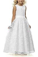 Algopix Similar Product 5 - A line Wedding Pageant Lace Flower Girl