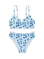 Algopix Similar Product 3 - RoseSeek Girls 2 Piece Floral Bikini