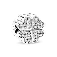 Algopix Similar Product 7 - 925 Sterling Silver Fourleaf Clover