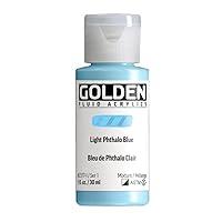 Algopix Similar Product 13 - GOLDEN Fluid Acrylics Light Phthalo