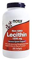 Algopix Similar Product 2 - Now Foods NonGMO Lecithin 1200 mg 200