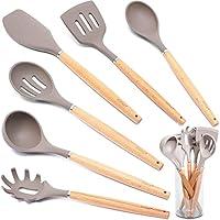 Algopix Similar Product 17 - Silicone Bamboo Nonstick Kitchen