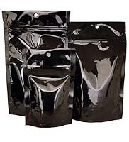Algopix Similar Product 14 - PackFreshUSA Black Stand Up Pouches