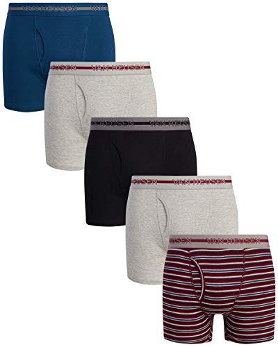 BAMBOO COOL Mens Underwear Boxer Briefs Breathable Moisture