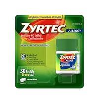 Algopix Similar Product 20 - Zyrtec 24 Hour Allergy Relief Tablets