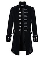 Algopix Similar Product 7 - DarcChic Mens Velvet Goth Steampunk