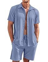 Algopix Similar Product 11 - COOFANDY Mens Vacation Outfits Cuban