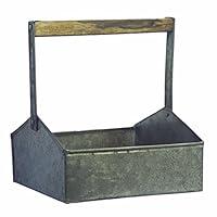 Algopix Similar Product 15 - Benjara Galvanized Metal Beverage