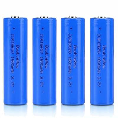 Fitinoch 6 Pack Rechargeable 1.5v Lithium D Cell Batteries with USB-C 4 in  1 Charging Cable, LR20 D Size Battery Replacement