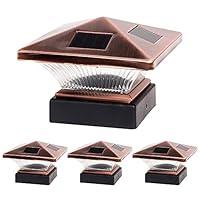 Algopix Similar Product 6 - GreenLighting 4 Pack Siena Solar Post