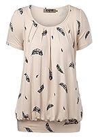 Algopix Similar Product 3 - DJT Womens Scoop Neck Short Sleeve