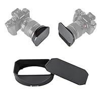 Algopix Similar Product 3 - JJC Metal Square Lens Hood Shade for