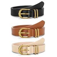 Algopix Similar Product 13 - JASGOOD 3 Pack Women Belts For Jeans