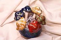 Algopix Similar Product 19 - Lovely ceramic mushrooms handmade