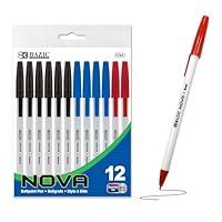 Algopix Similar Product 15 - BAZIC Ballpoint Pen Nova Assorted