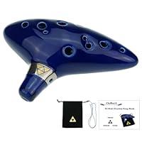 Algopix Similar Product 10 - 12 Hole Ocarina From Legend of Zelda 