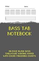 Algopix Similar Product 2 - BASS TAB NOTEBOOK Pocket Size Blank