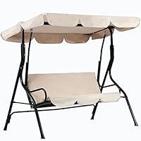 Algopix Similar Product 12 - Outdoor Swing Patio Swing Steel Porch