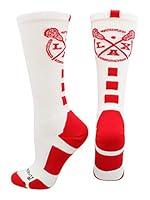 Algopix Similar Product 5 - MadSportsStuff LAX Lacrosse Socks with