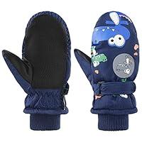 Algopix Similar Product 10 - Durio Kids Mittens Winter Waterproof