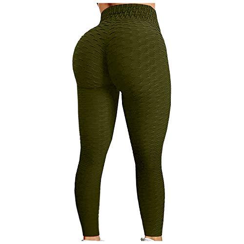 Solid Color Sports Leggings High Waist Tummy Control Workout