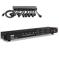Algopix Similar Product 9 - Pyle 19 Outlet 1U 19 Rackmount PDU