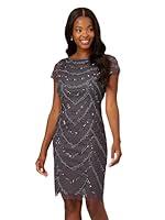 Algopix Similar Product 16 - Adrianna Papell Womens Beaded Cocktail