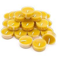 Algopix Similar Product 18 - 100 Pure Raw Beeswax Tea Lights