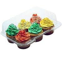 Algopix Similar Product 17 - Premium Clear Cupcake Container Boxes 