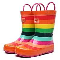 Algopix Similar Product 17 - RAINANGEL Toddler Rain Boots with