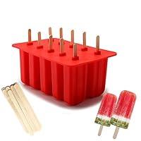 Algopix Similar Product 9 - Xmifer Popsicle Molds Silicone Ice Pop