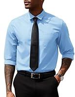 Algopix Similar Product 1 - COOFANDY Mens Business Dress Shirt