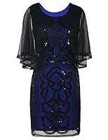 Algopix Similar Product 9 - Kayamiya Womens 1920s Cape Gatsby