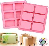 Algopix Similar Product 14 - Soap Molds Ozera 2 Pack Silicone Soap