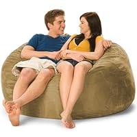 Algopix Similar Product 1 - 5Feet Bean Bag Chair 5 Foot Round
